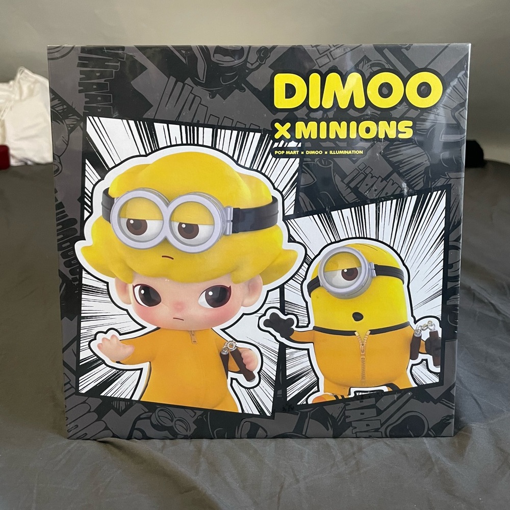 Dimoo x Minions 2 pieces set Pop Mart x Dimoo x Illumination Figures (H4)